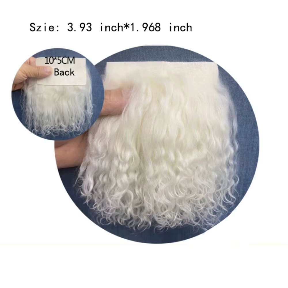 Extensions de cheveux en laine de mouton