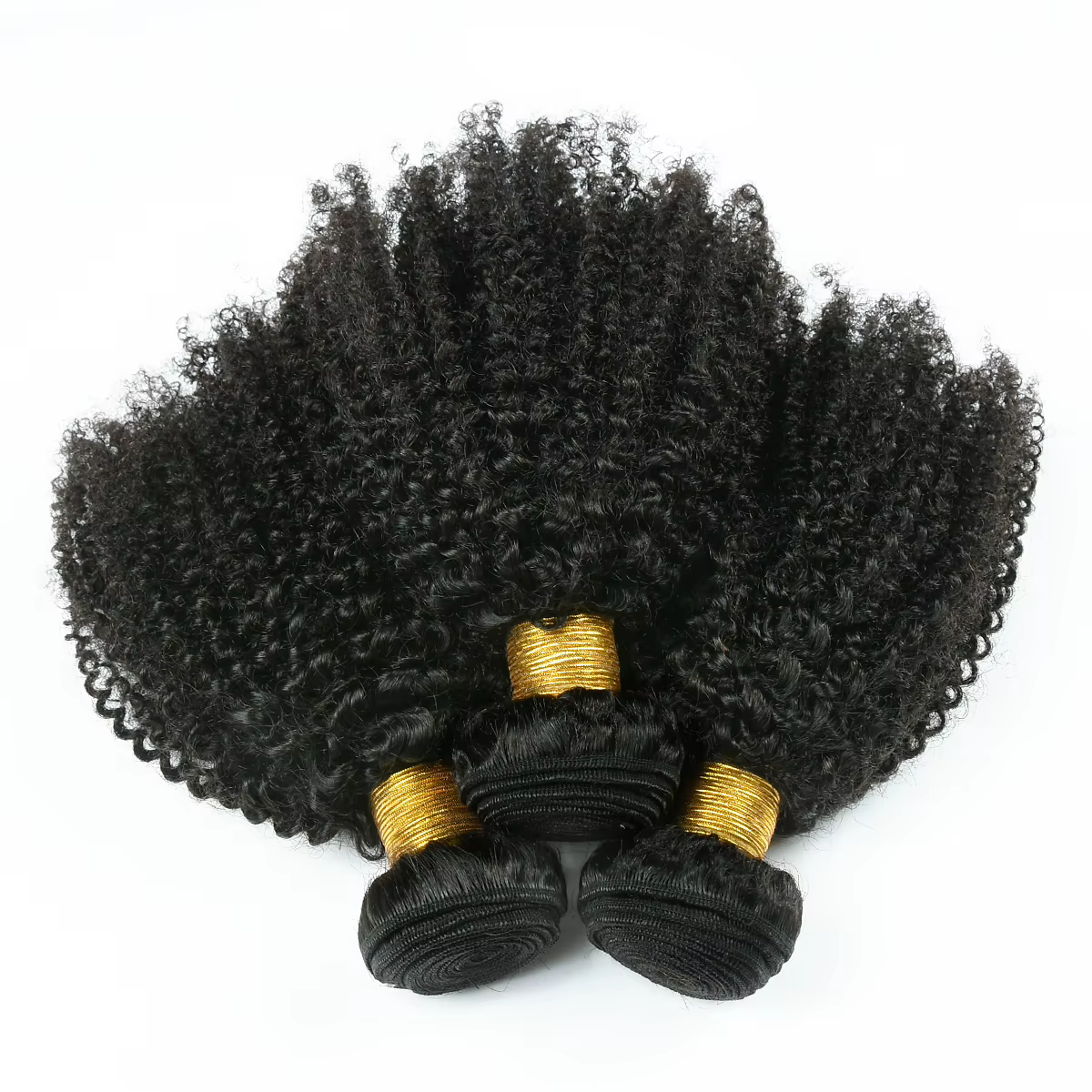 1/3 Afro crépus bouclés paquets brésiliens