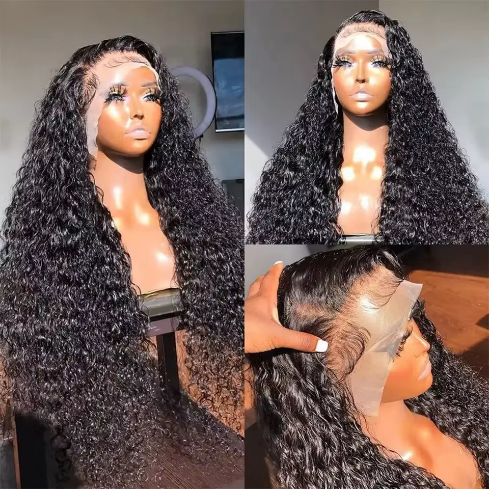 Perruque Lace Frontal Wig synthétique ondulée 13x4x1