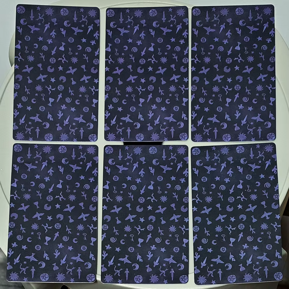 Jeu de tarot Star Seeker « Les ombres que nous projetons » dans une boîte rigide 12*7cm - Ensemble de 79 cartes atmosphérique et mystique pour des lectures intuitives