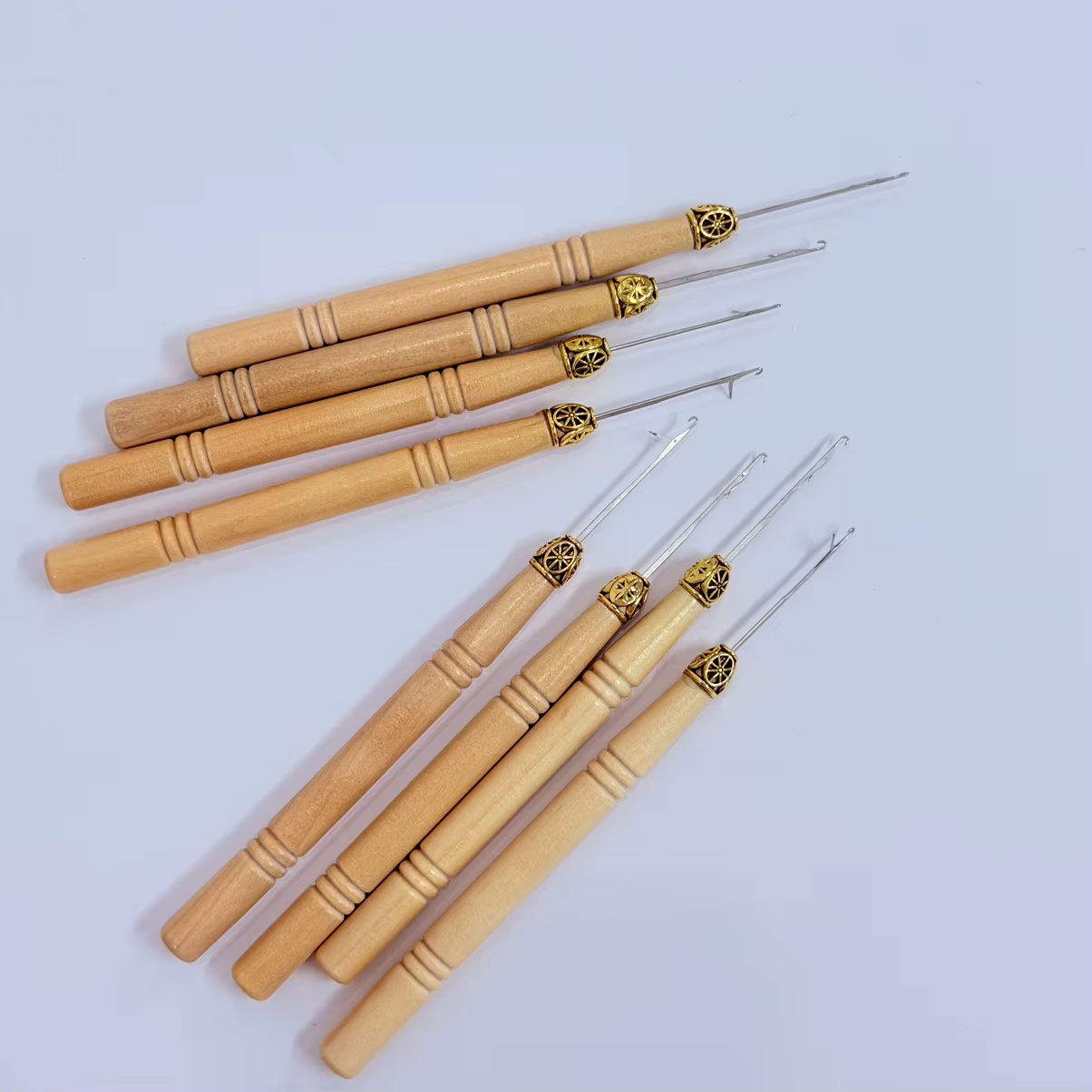 Kit d'outils pour extensions de cheveux : Aiguille à micro-extension