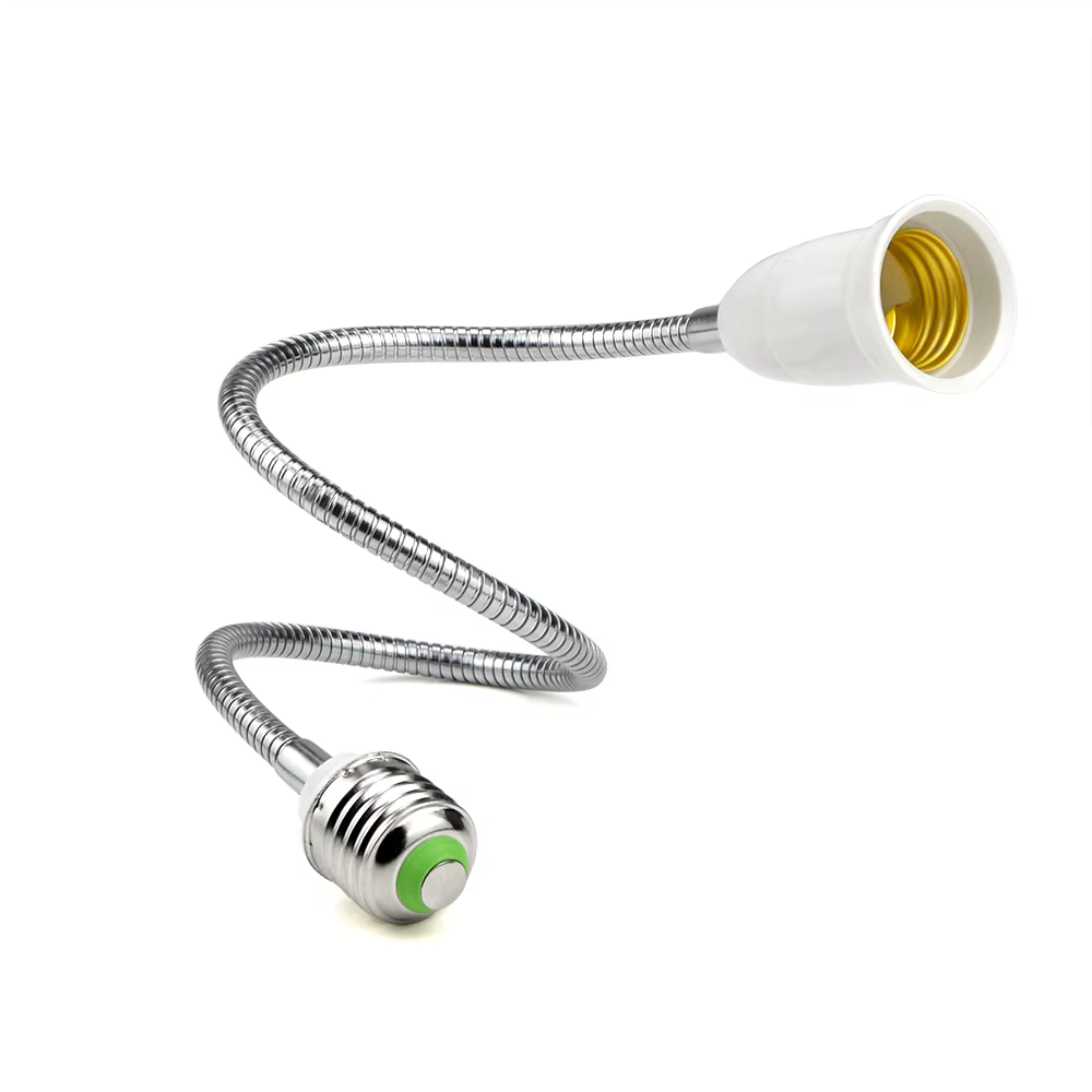 20/30/40/50/60cm E27 à E27 Base support de lampe LED adaptateur d'extension convertisseur vis douille Extender porte-ampoule