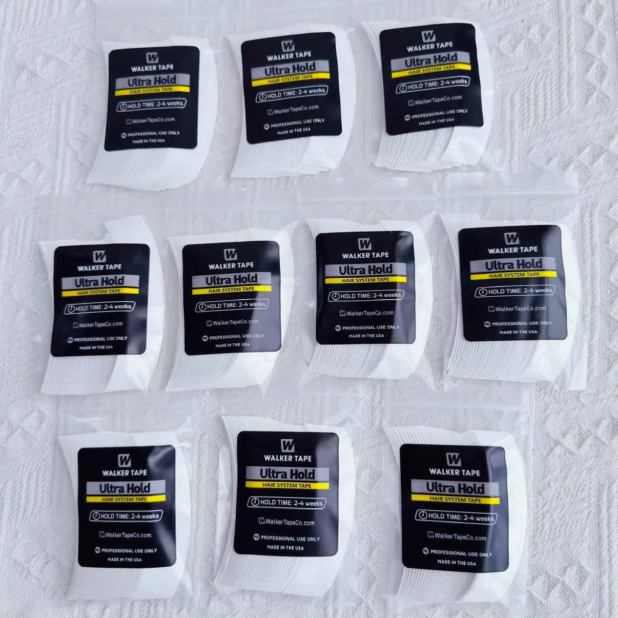 Bande adhésive Walker Ultra Hold courbée pour système capillaire