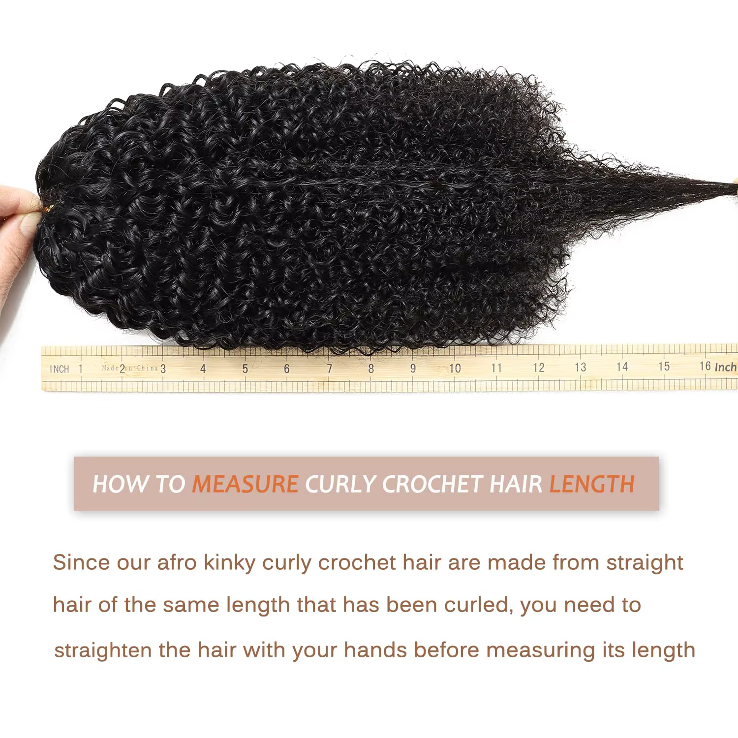 Extensions de cheveux humains bouclés afro pré-séparées au crochet