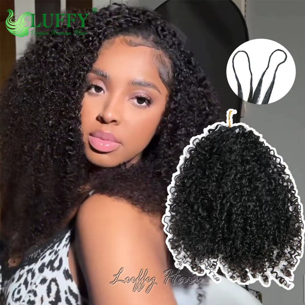 Extensions de cheveux humains au Crochet