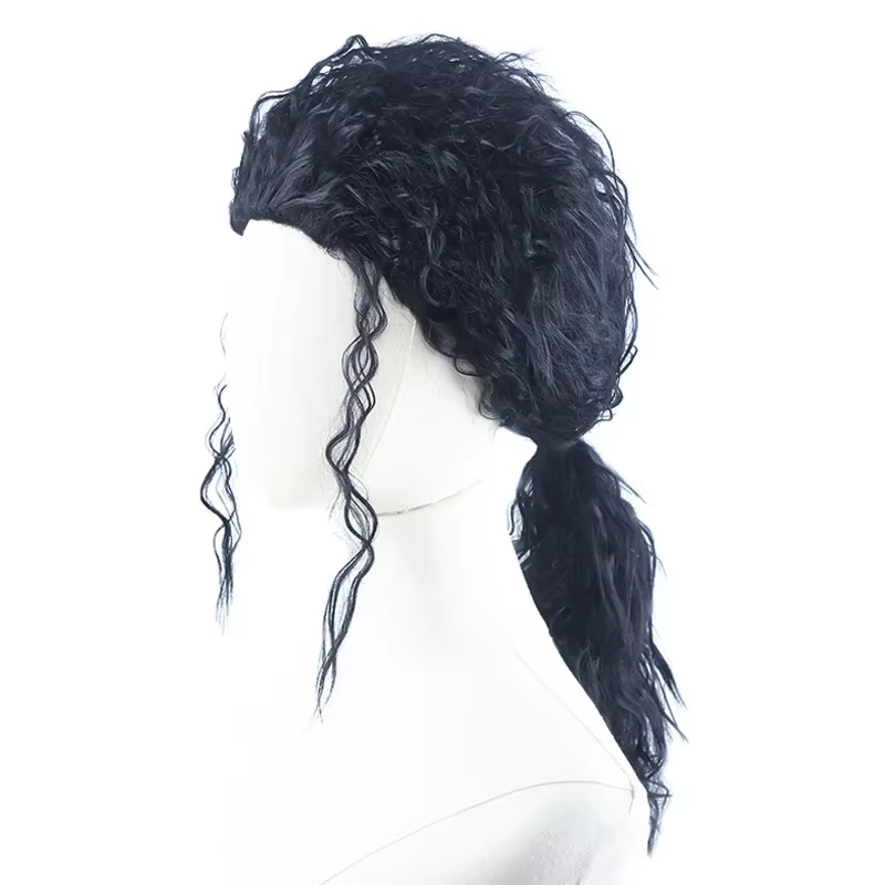 Michael Cosplay perruque noire MJ homme adulte