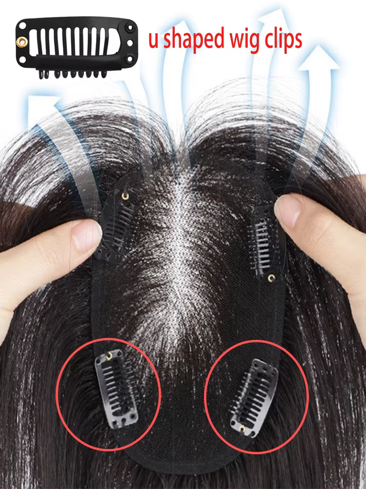 10 pcs/lot 9 dents 32mm pinces à perruque pour extensions de cheveux fournitures coudre dans