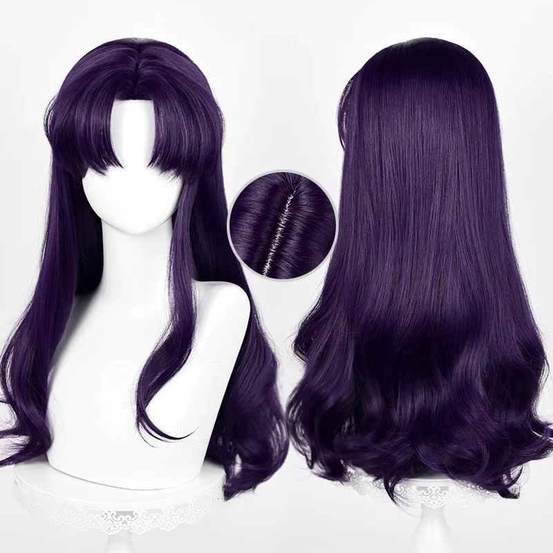 Perruque de Cosplay Anime EVA Katsuragi Misato