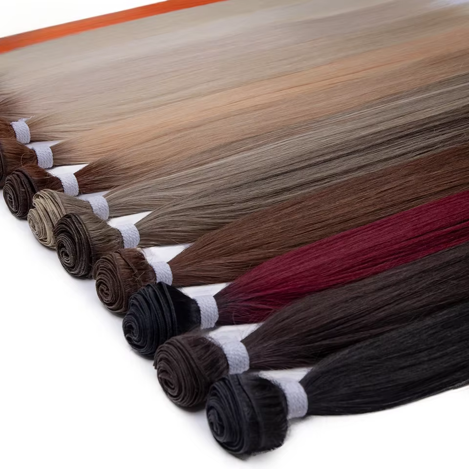 Mèches synthétiques naturelles lisses pour Salon de coiffure