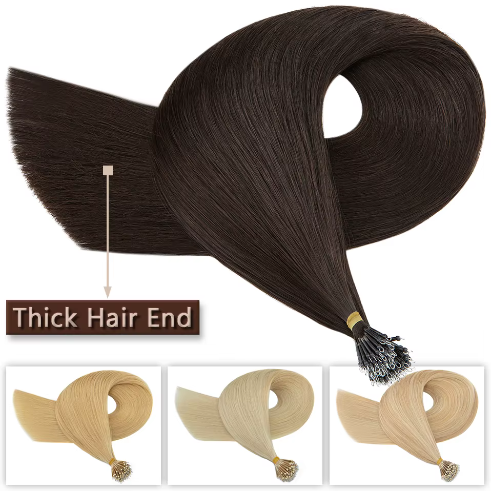 S-noilte-Extensions de Cheveux Naturels Lisses