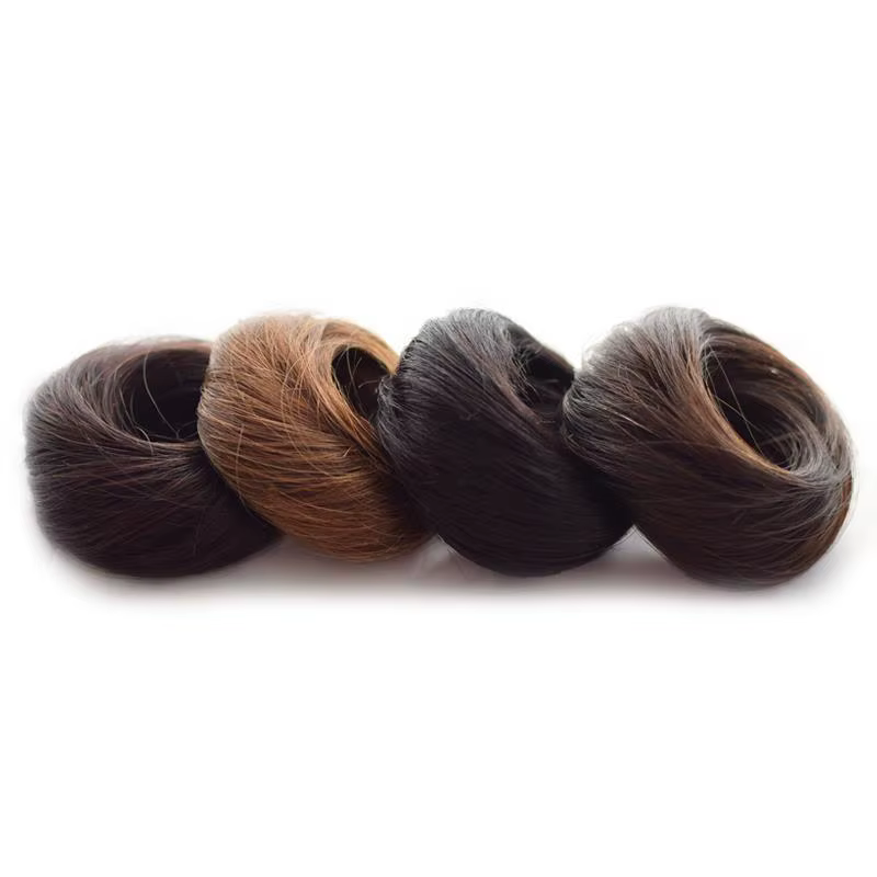 Perruque chignon synthétique pour femmes