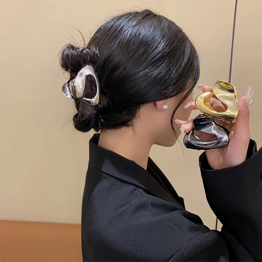 Pince à cheveux en métal