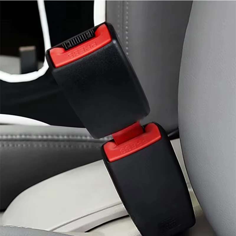 Extension de ceinture de sécurité pour voiture, 1/2 pièces, couverture de ceinture de sécurité, rembourrage, boucle d'extension, Clip de ceinture de sécurité, accessoires de voiture