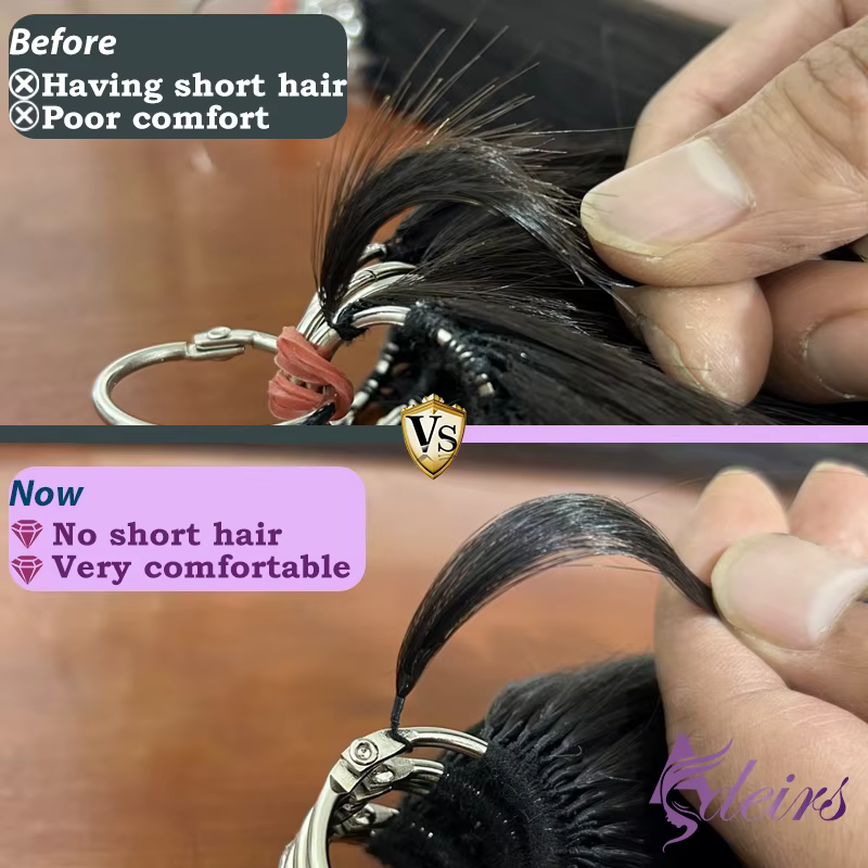 ADEIRS nouvelles extensions de cheveux en plumes 100%