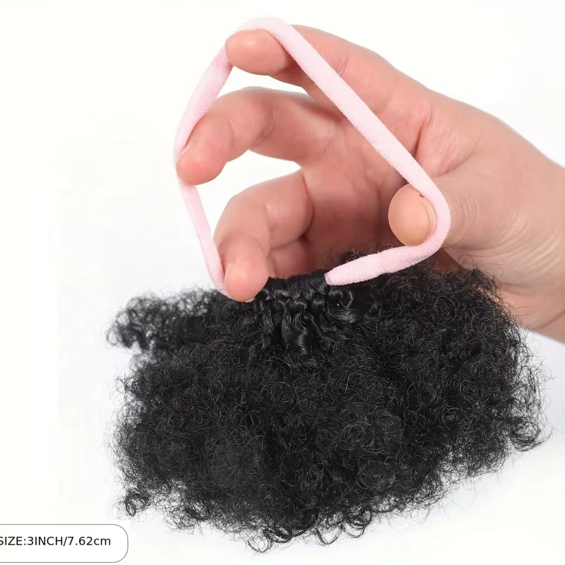 Extensions de cheveux synthétiques bouffantes africaines avec pinces papillon colorées