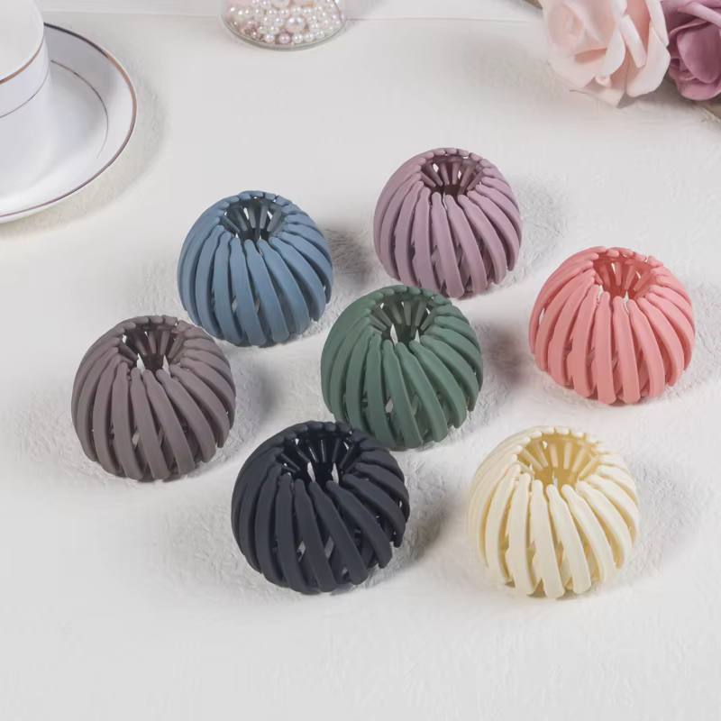 1/4/7 pièces Pinces à cheveux tendance en forme de nid d'oiseau pour femmes