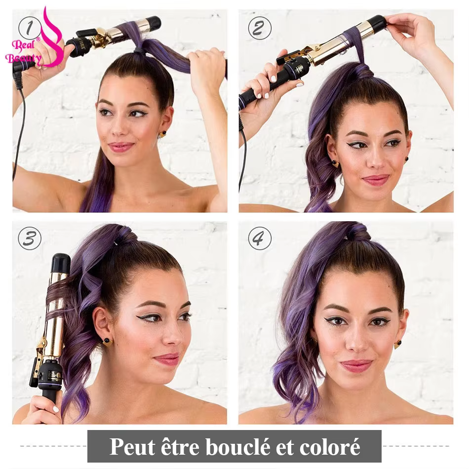 Real Beauty – queue de cheval de cheveux humains