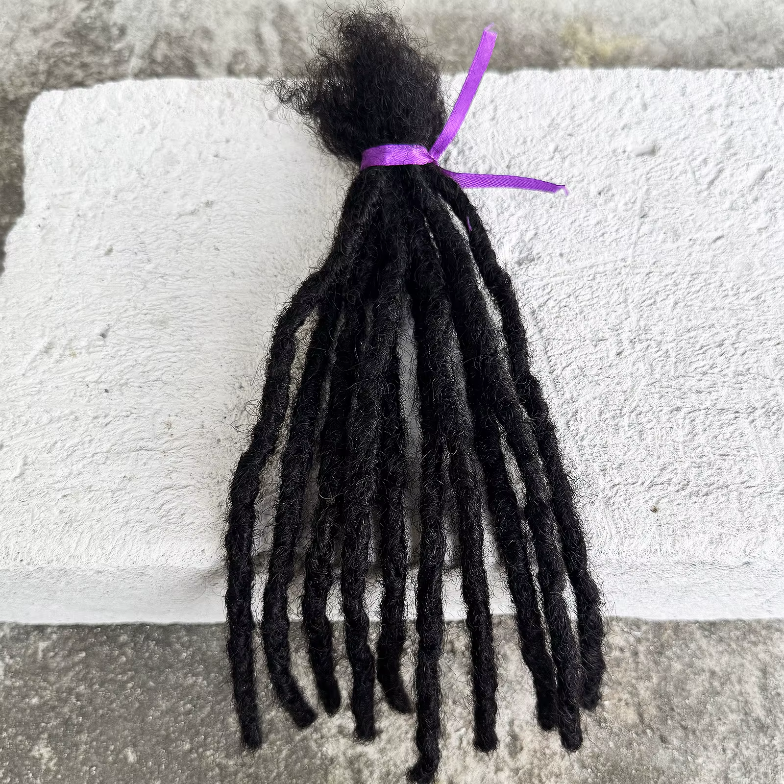 100% Extension Loc faite à la main cheveux humains