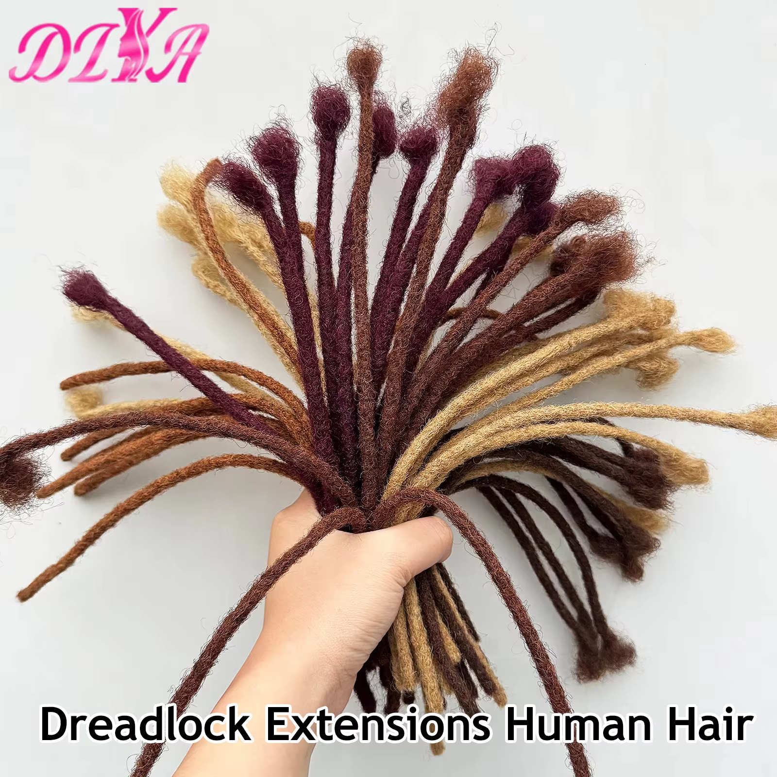 Extensions de dreadlocks en cheveux humains