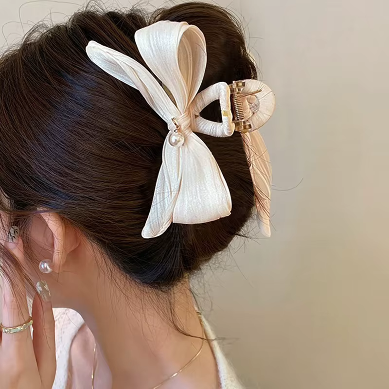 Pinces à cheveux avec nœud pour femmes