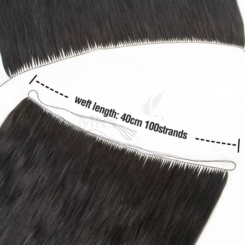 Extensions de cheveux invisibles en plumes