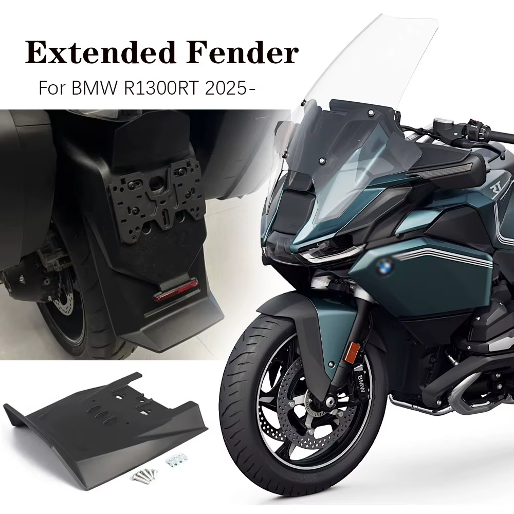Extension de garde-boue arrière pour moto BMW R1300RT 2025 2026 – Protection anti-éclaboussures
