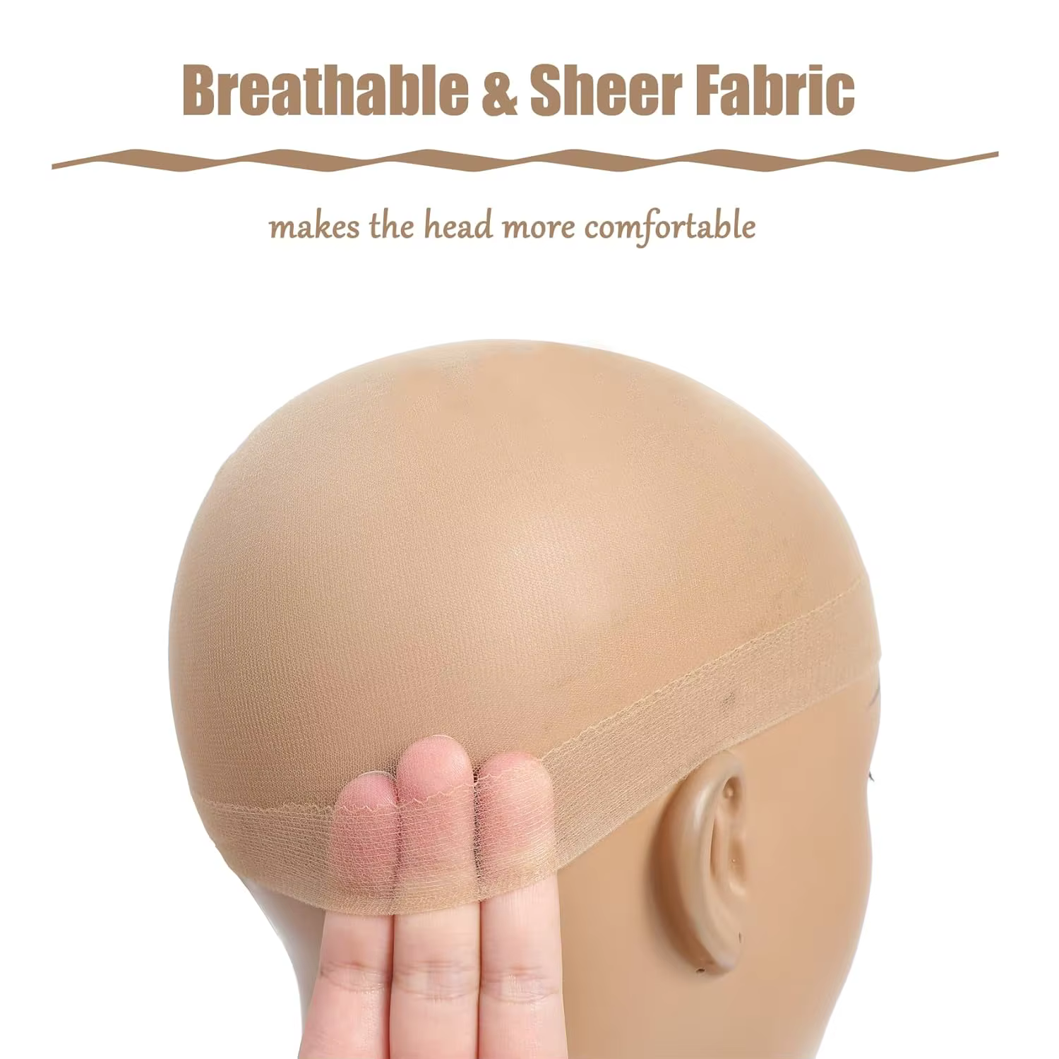 Bonnet de perruque HD pour femmes