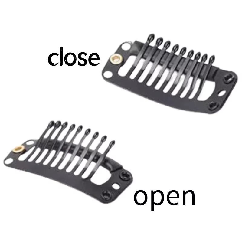 Extensions de cheveux synthétiques à clipser