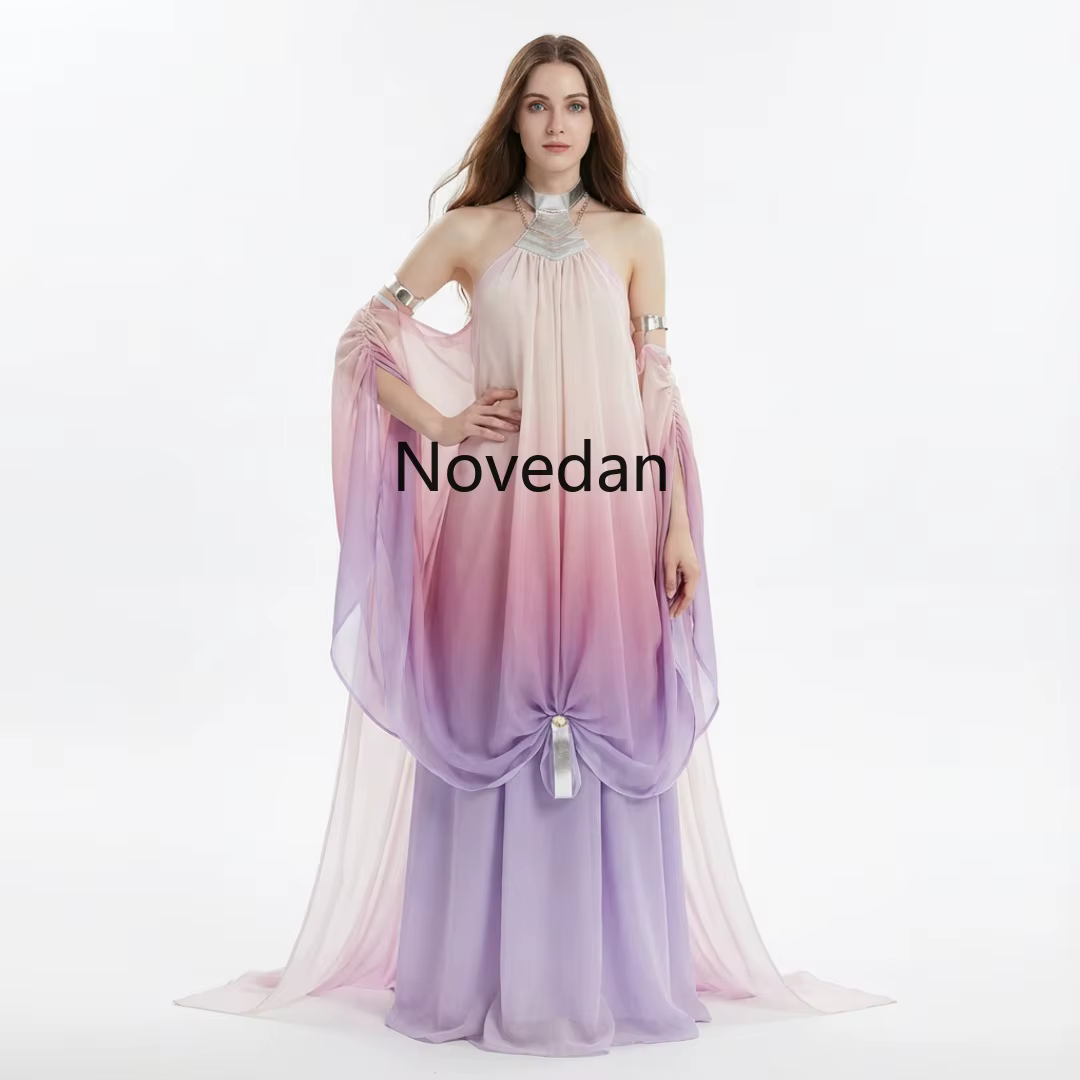 Costume de cosplay Padmé Amidala avec perruque
