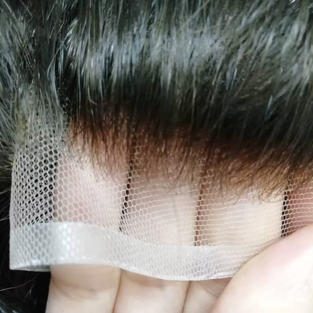 Toupet bouclé pour hommes