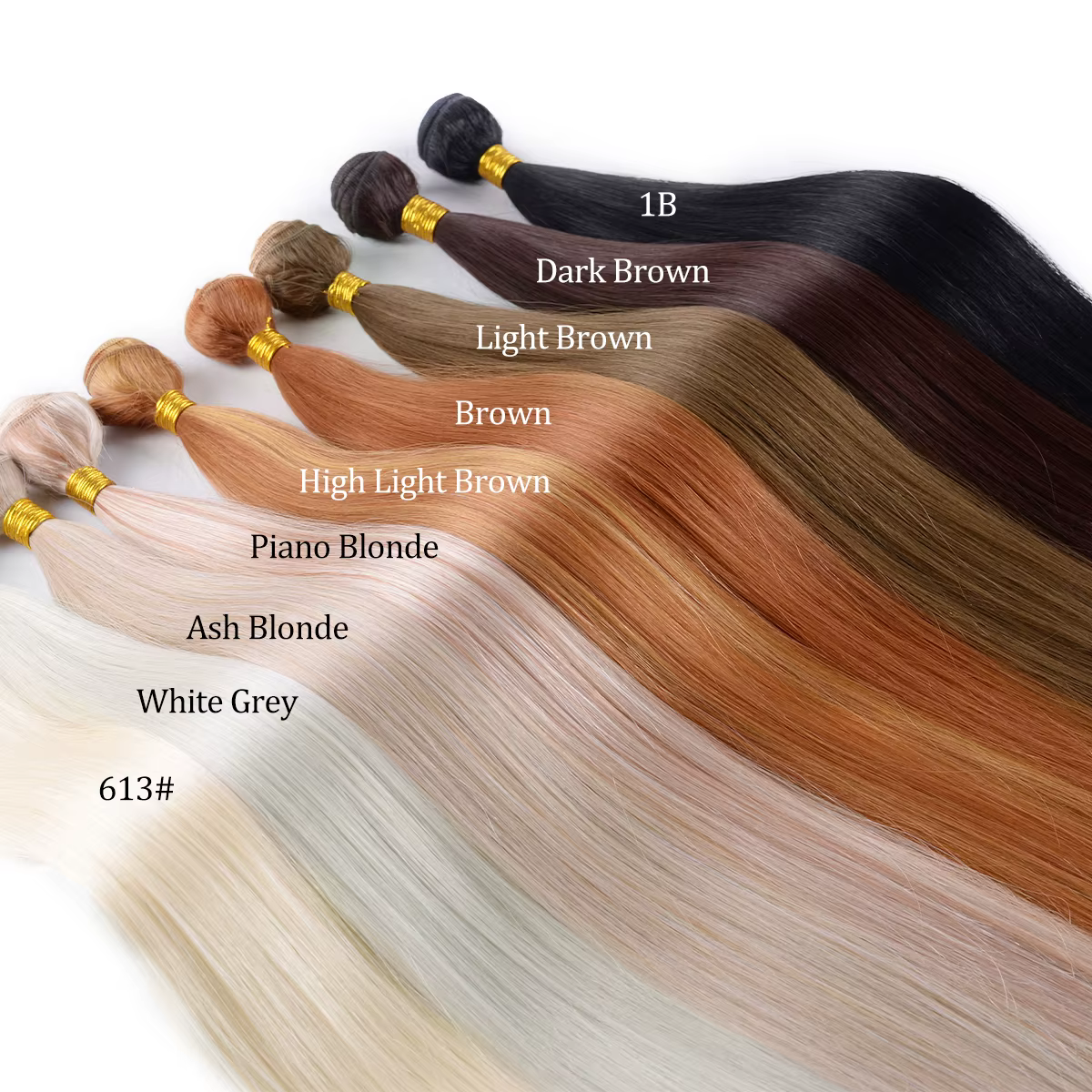 Extensions de cheveux raides tissage