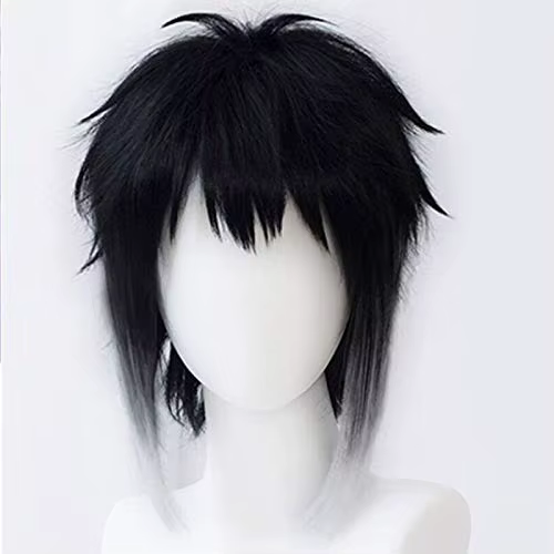 Perruque de cosplay Akutagawa Ryunosuke pour hommes