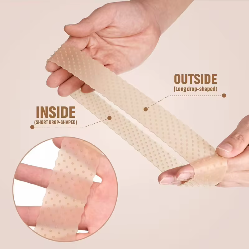 Bandeau de maintien de perruque en silicone élastique