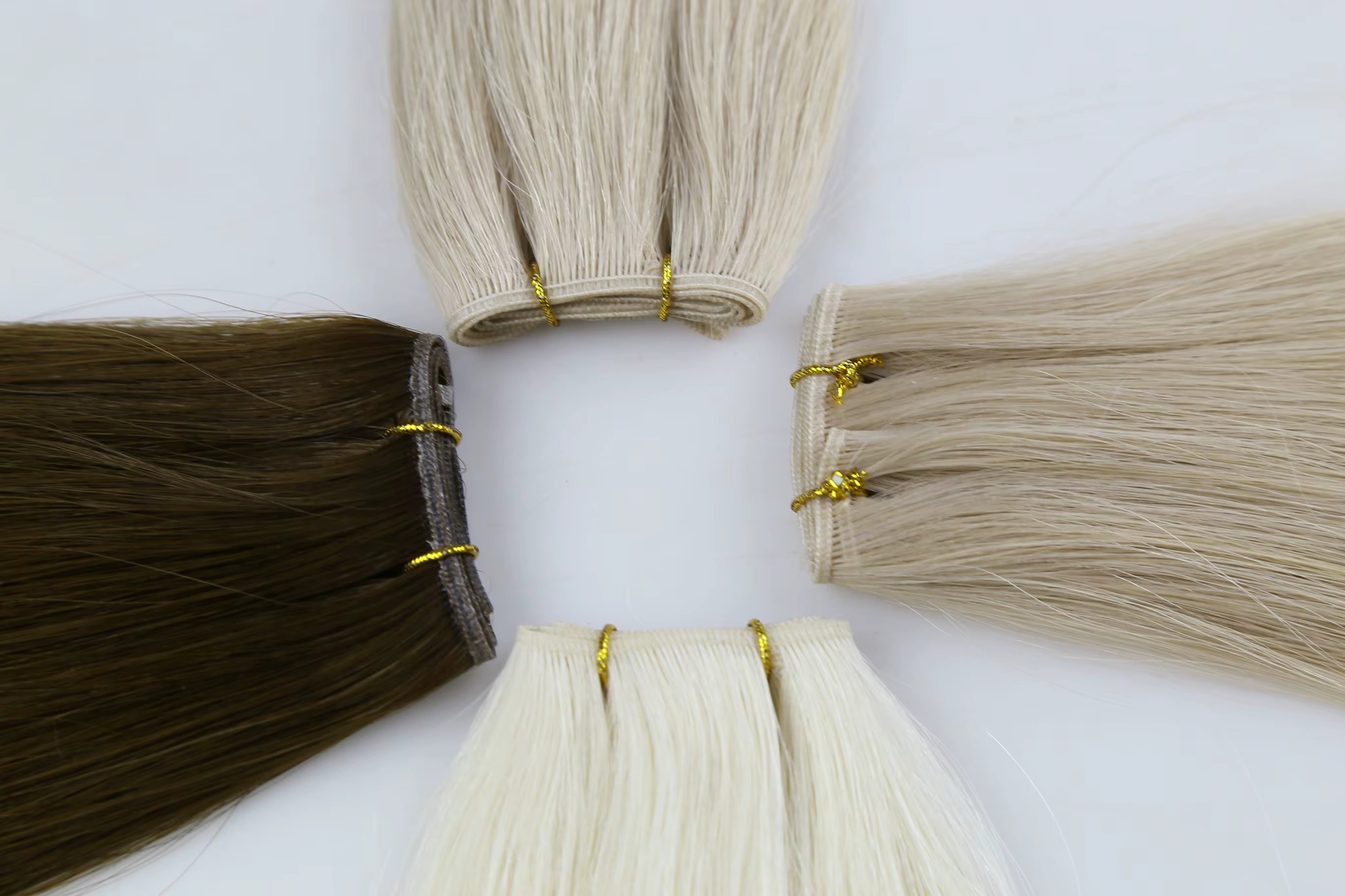 100% vierge Remy trame de cheveux humains 50g Extensions