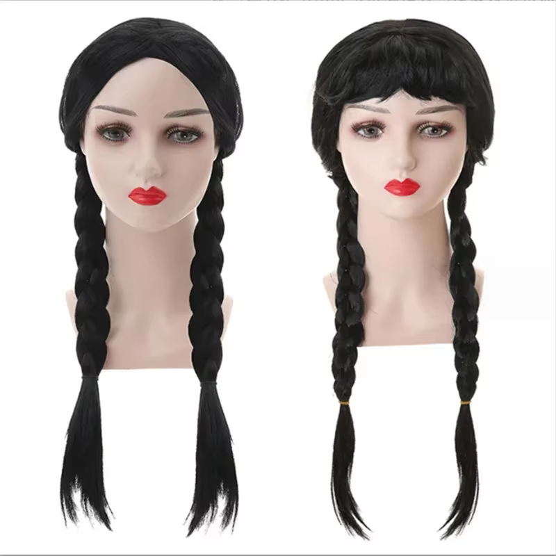 Perruque de Cheveux Longs Synthétiques pour Cosplay