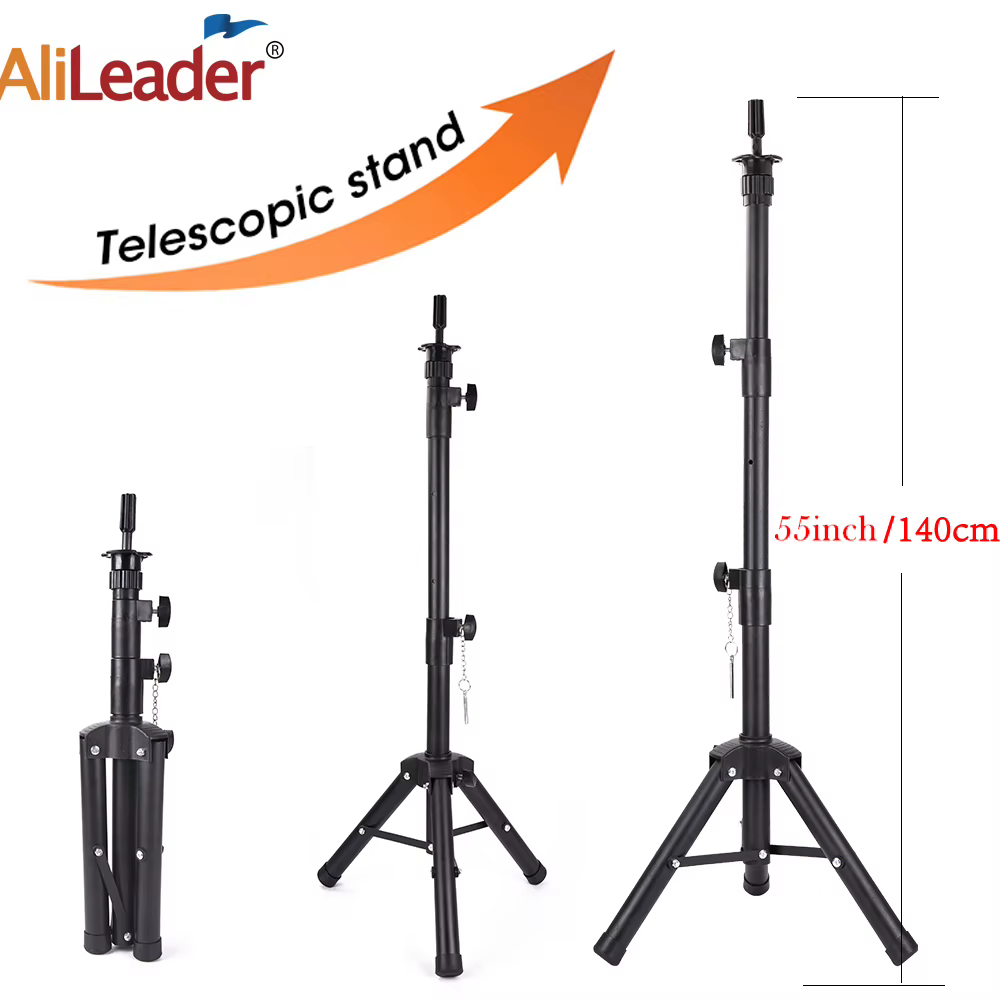 Alileader nouveau 140Cm/64Cm support de perruque trépied
