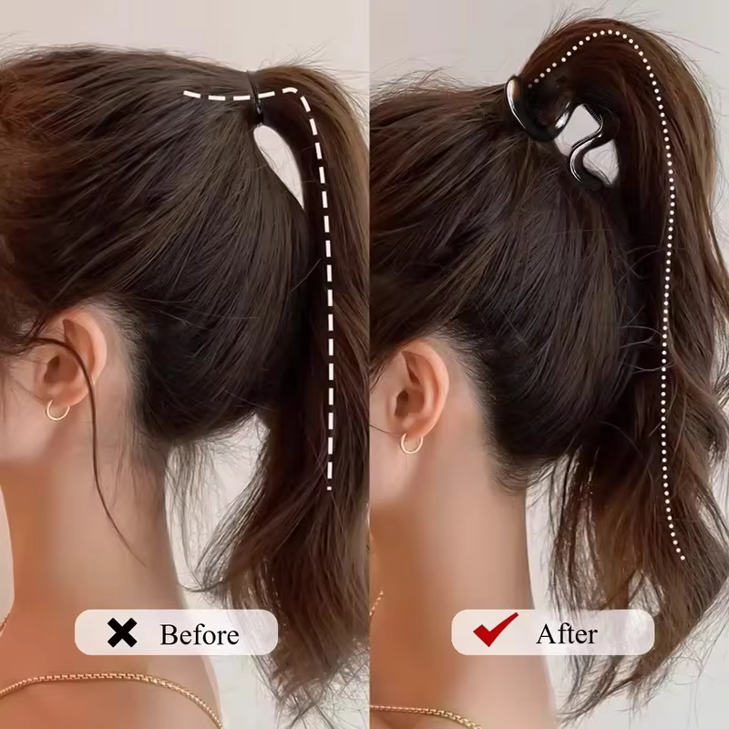 Pince à cheveux pour queue de cheval haute