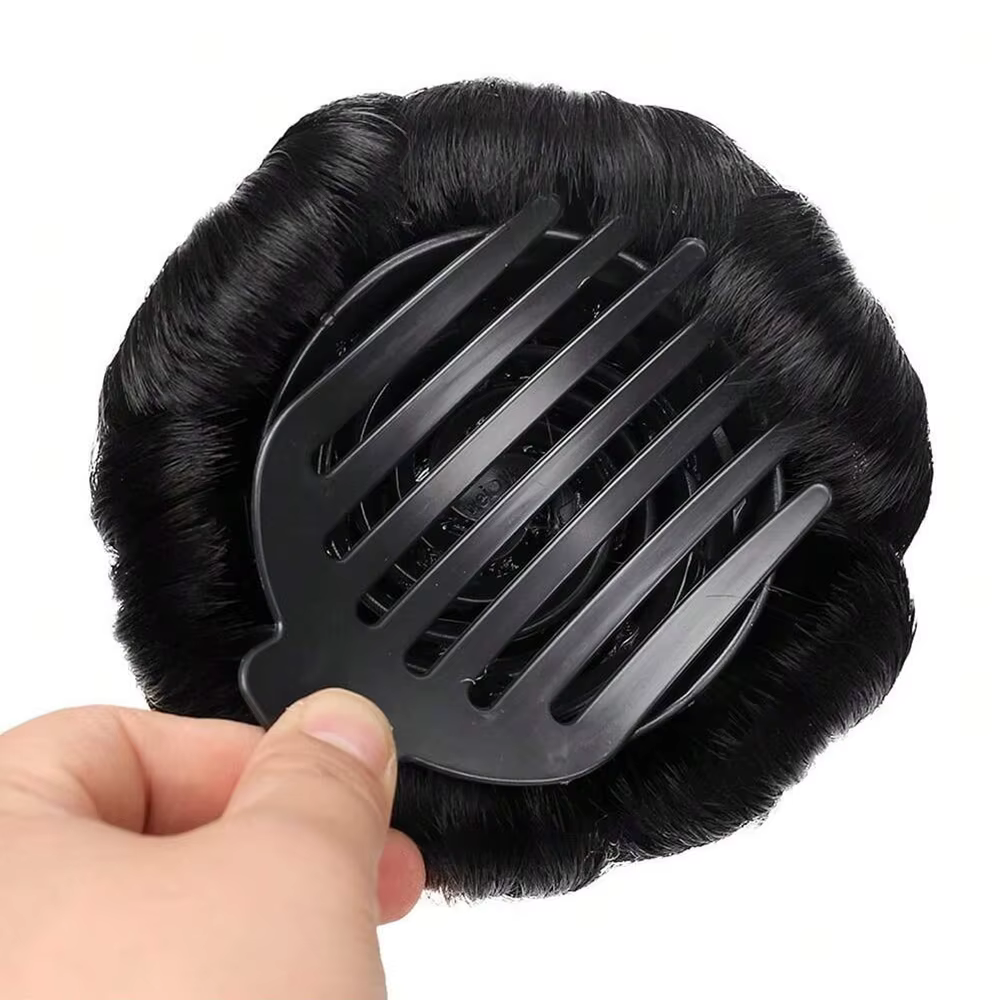 Pince à cheveux synthétique en forme de fleur