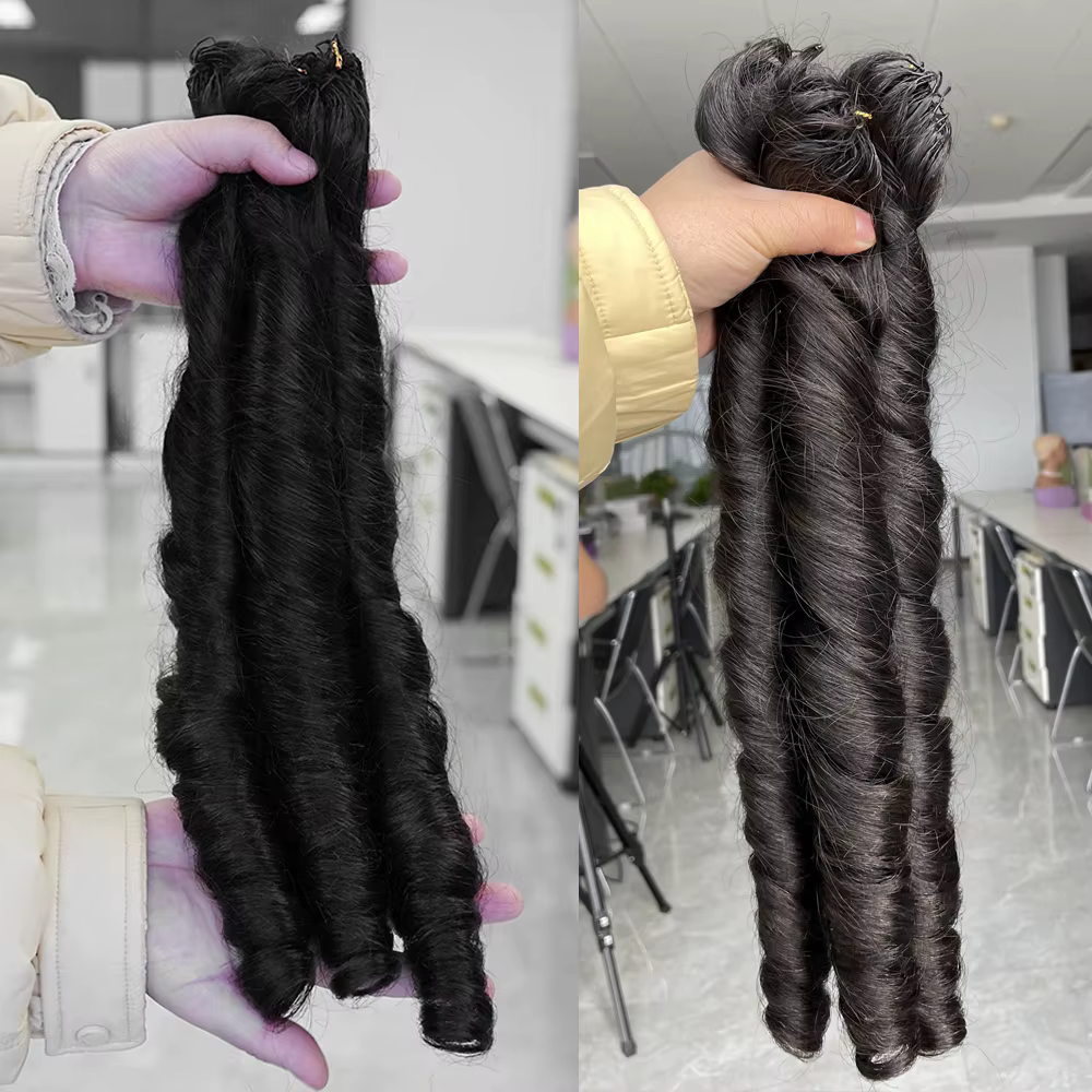 Extensions de cheveux 100% naturels à crocheter