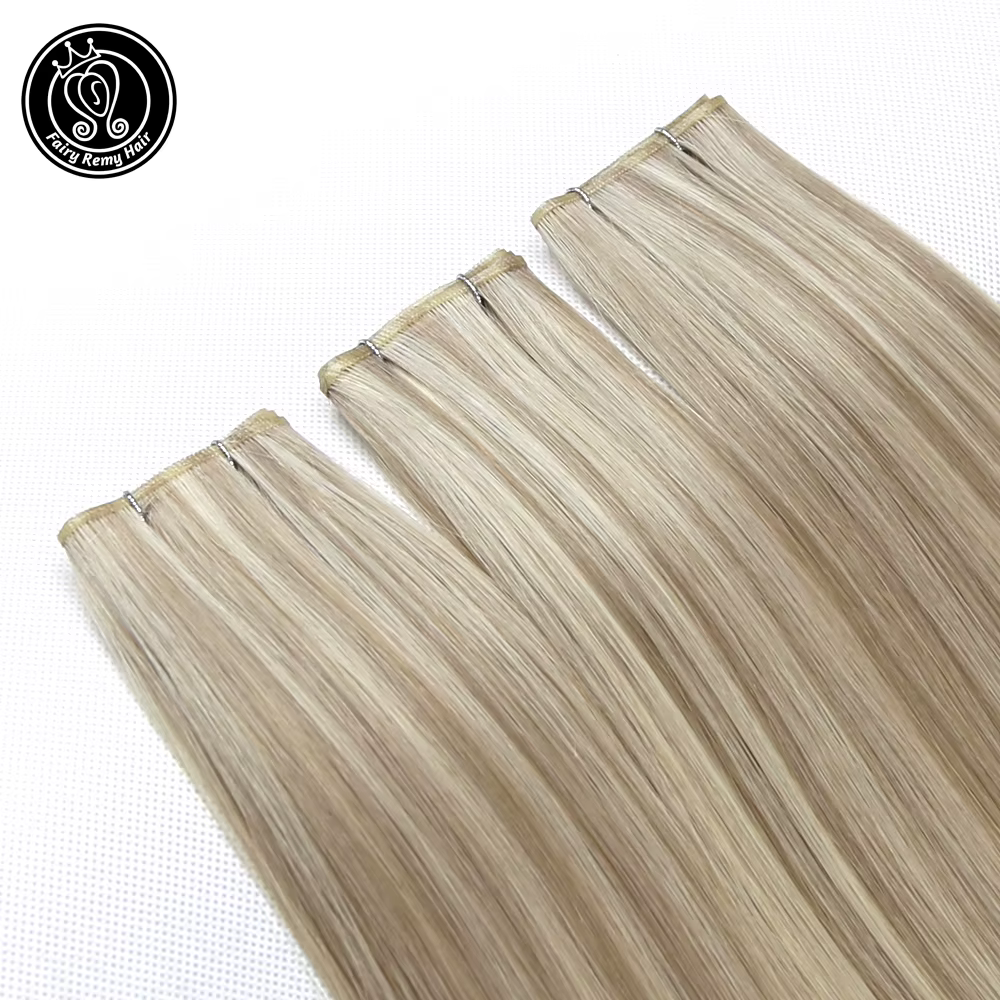 Extensions de cheveux Genius Weft en cheveux humains à coudre
