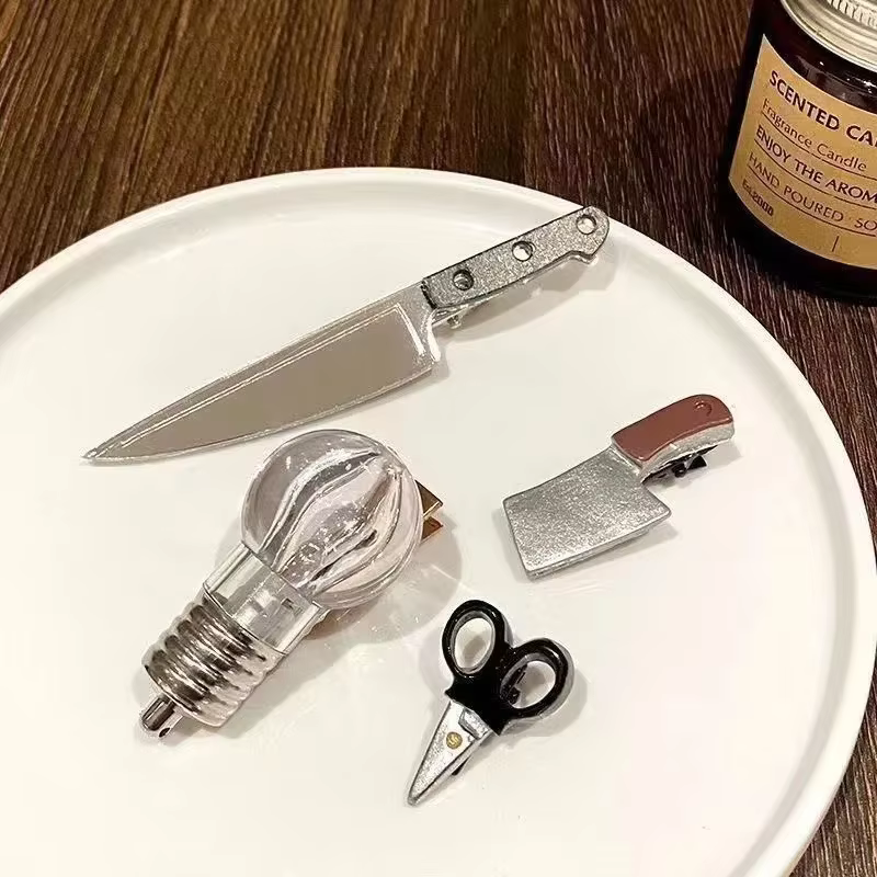 Pinces à cheveux couteau d'émulation