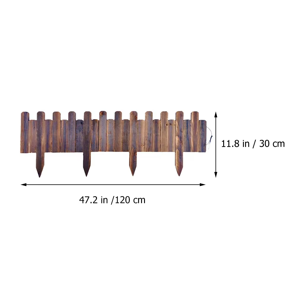 Clôture décorative en bois pour jardin, bordure de potager, aménagement paysager, clôture de cour