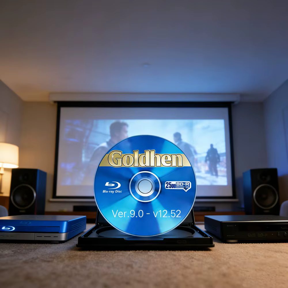 Ultimate GoldHEN pour Ps4 Jailbreak Disc V9.0–12.52 Bootable Eject Payload 1-Click Boot Tool 13.0-13.02 Jailbreak Disc