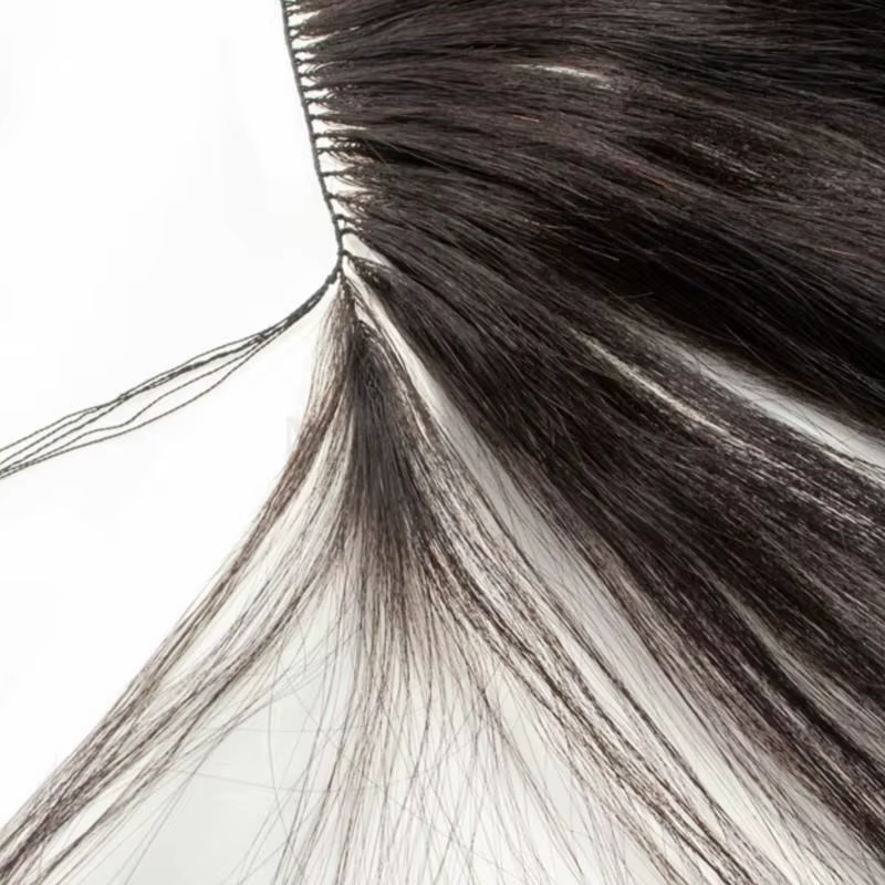 Extensions de cheveux naturels en plumes