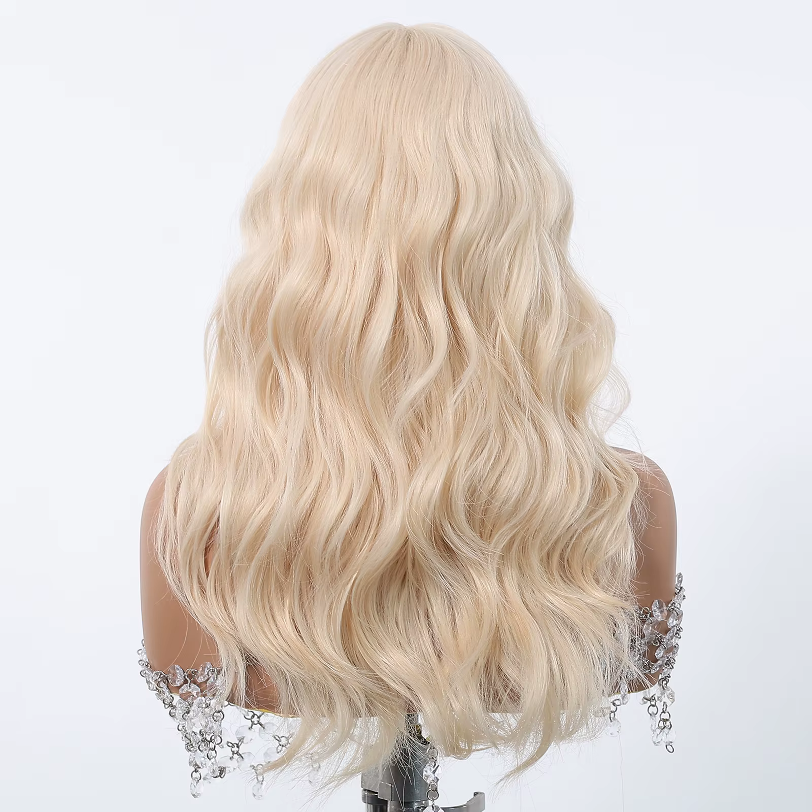 EASIHAIR – perruques synthétiques ondulées blondes avec frange