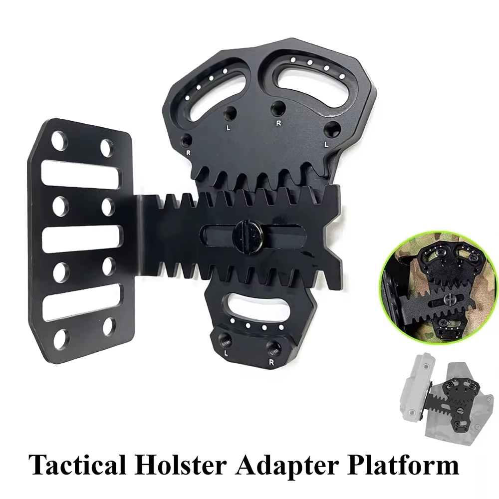 Adaptateur de holster tactique, support d'extension de holster de chasse, plateforme de montage avant pour extension de garrot NCPE