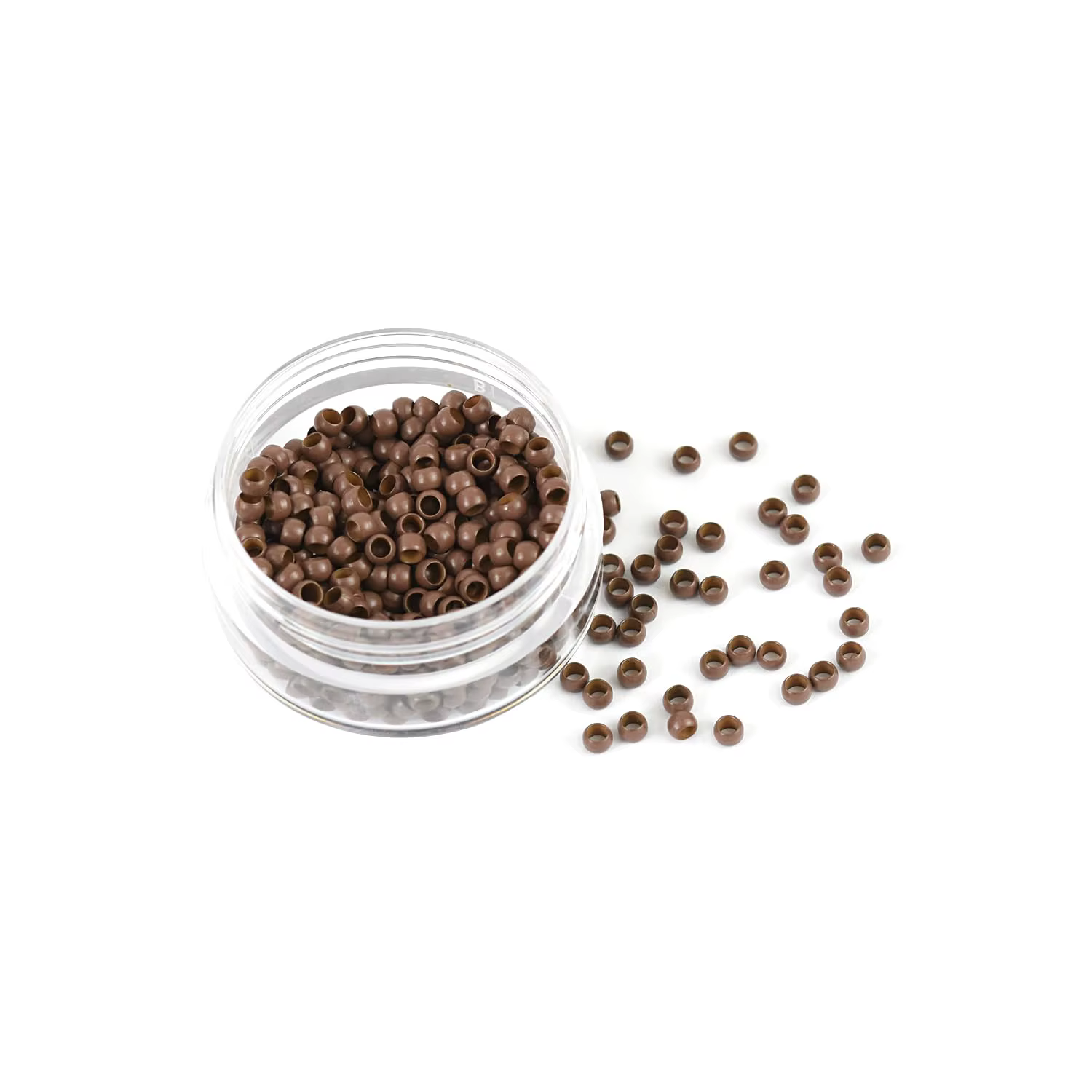 1000 pièces 3mm Nano Silicone doublé Micro anneau perles d'extension de cheveux