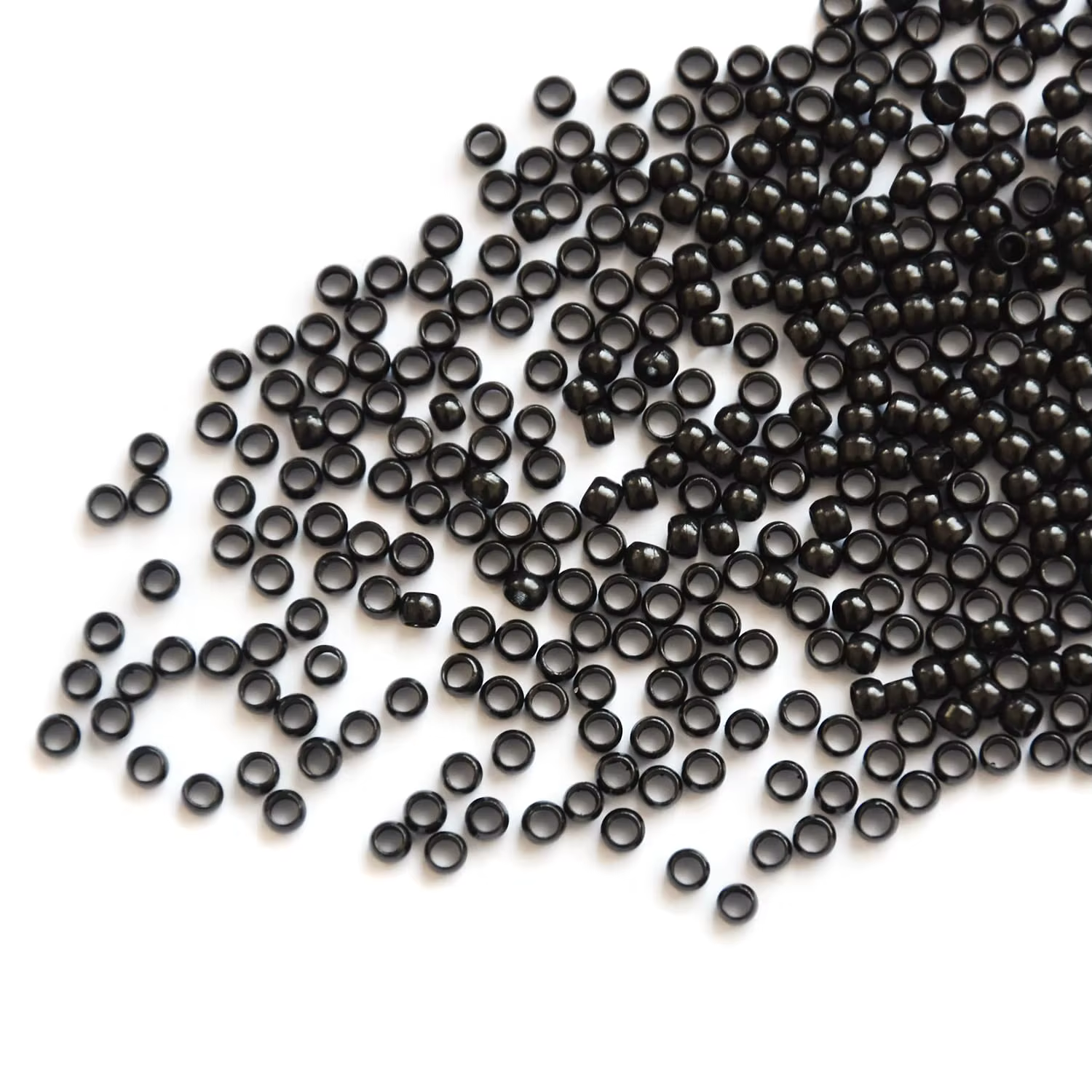 1000 pièces 3mm Nano Silicone doublé Micro anneau perles d'extension de cheveux