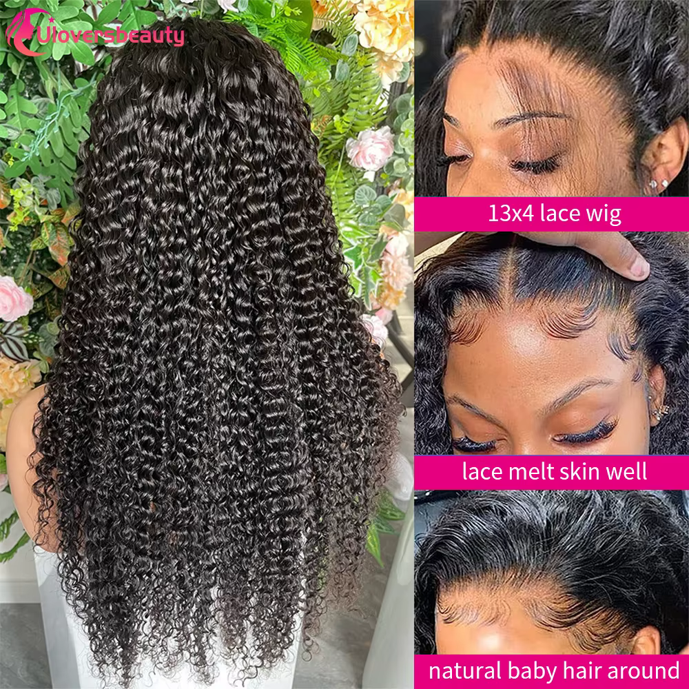 36 34 40 Bouclée Perruques Cheveux Humains Water Curly Human Hair Wigs 13X6 Curly Human Hair Wig Perruque Bouclée Cheveux Humain 250% Densité Perruque Bouclée Haut Qualité Demi 12A Perruques Bouclées 