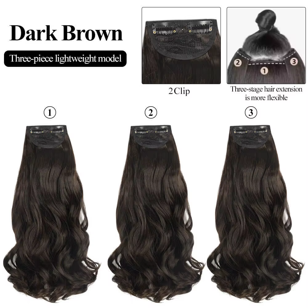 Extensions capillaires synthétiques à clips